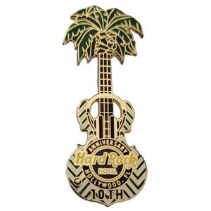 Hard Rock Cafe 10th Anniversary Hotel Hollywood FL Pin E717